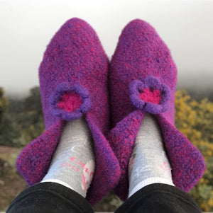 New: Felted Hygge Slippers in Eco-Yarn