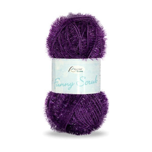 Rellana Funny Scrub 035 plum, 50g - I Wool Knit