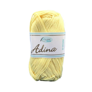 Rellana Adina 20, yellow, 100% cotton, 4ply, 50g - I Wool Knit