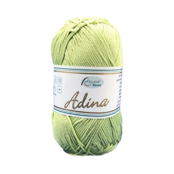 Rellana Adina 31, pistachio, 100% cotton, 4ply, 50g - I Wool Knit