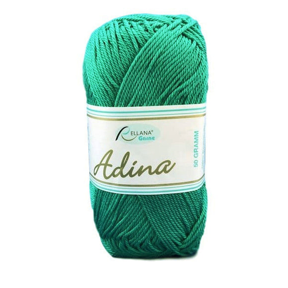 Rellana Adina 05, green, 100% cotton, 4ply, 50g - I Wool Knit