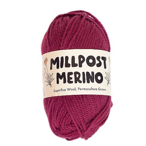 Millpost Merino 012, Millpost red, DK, 50g - I Wool Knit