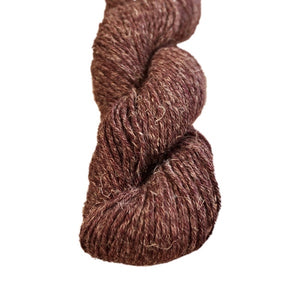 Stolen Stitches Nua Worsted 9907 Chalk and Plum, 10ply, 50g - I Wool Knit
