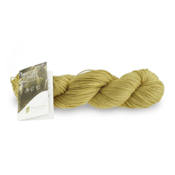 Pascuali Pinta 021 sun yellow, Merino & Mulberry silk sock yarn, 4ply, 100g - I Wool Knit