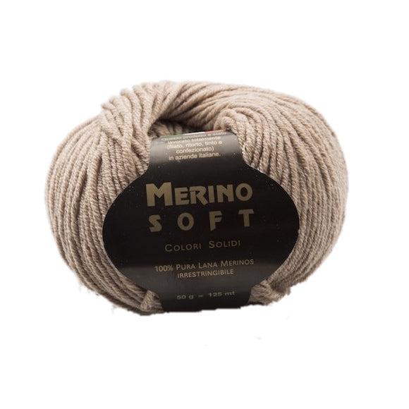 Rial Filati Merino Soft 04, Brown, 8ply, 50g - I Wool Knit