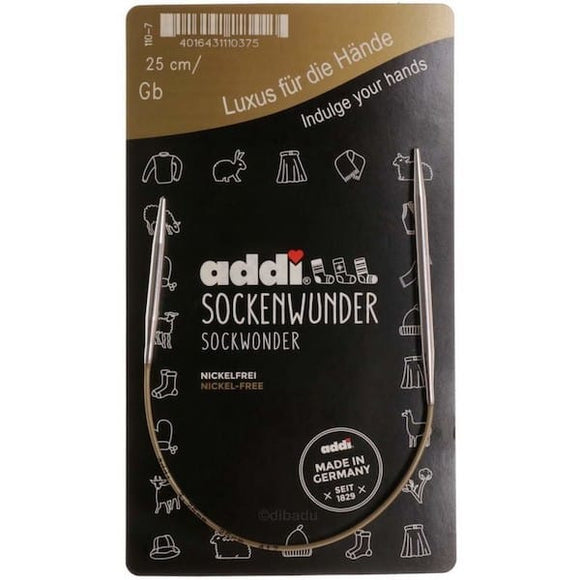 Addi Sock wonder - 25cm circular needle with different length needle tips - I Wool Knit