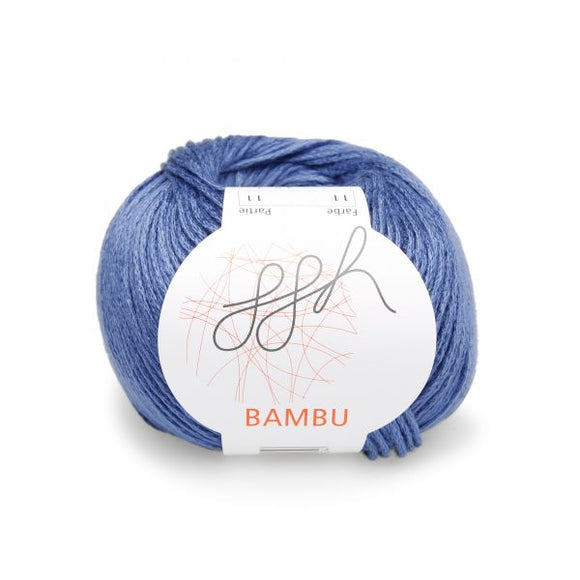 ggh Bambu 011, denim blue, 100% bamboo, 50g - I Wool Knit