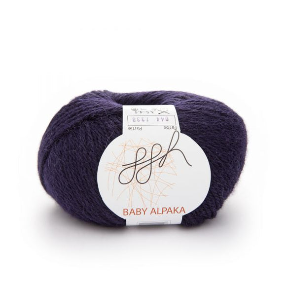 ggh Baby Alpaca Color 044, Nightblue Violet, 50g - I Wool Knit