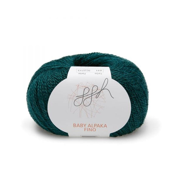 ggh Baby Alpaca Fino 011, dark petrol, 25g - I Wool Knit