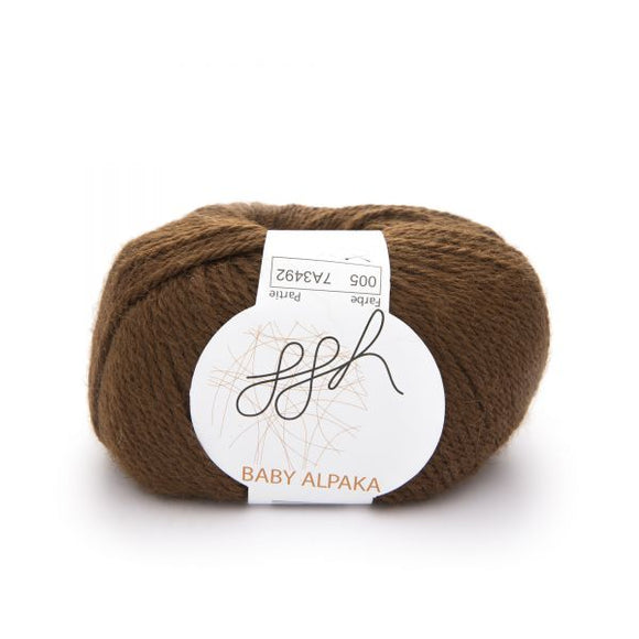 ggh Baby Alpaca Natur 005, cocoa, 50g - I Wool Knit