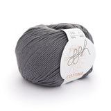 ggh Cottina 017 grey, 100% cotton, 8ply, 50g - I Wool Knit