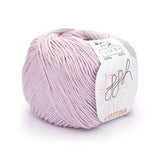 ggh Cottina 019 light lavender, 100% cotton, 8ply, 50g - I Wool Knit