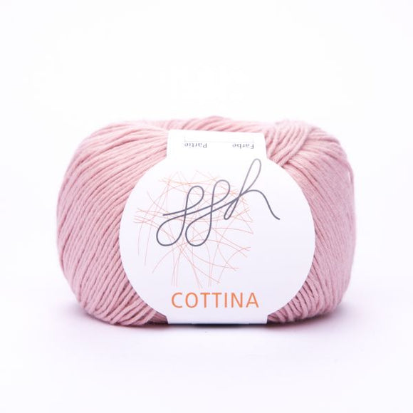 ggh Cottina 032 antique pink, 100% cotton, 8ply, 50g - I Wool Knit