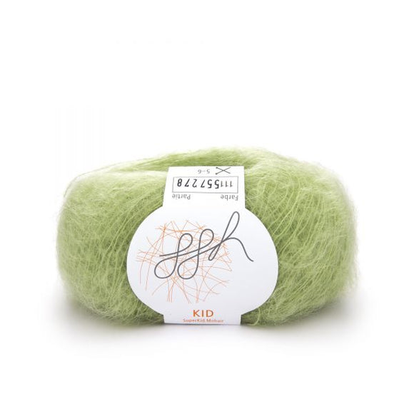 ggh Kid 111, pistacchio green, super kid mohair, 25g - I Wool Knit