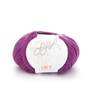 ggh Lacy 012 cyclam, Merino and silk knitting yarn, 25g - I Wool Knit