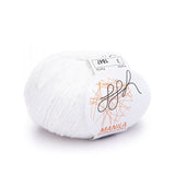 ggh Manila 003, white, Cotton, Linen & Viscose blend, 50g, - I Wool Knit
