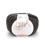 ggh Manila 010, dark brown, Cotton, Linen & Viscose blend, 50g, - I Wool Knit