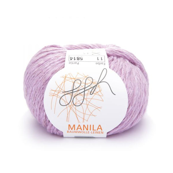ggh Manila 011, rosé, Cotton, Linen & Viscose blend, 50g, - I Wool Knit