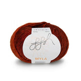 ggh Myla 010, copper-red, wool-alpaca blend, 10ply, 50g - I Wool Knit