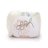 ggh Mystik 002 creme, cotton & viscose, 50g - I Wool Knit