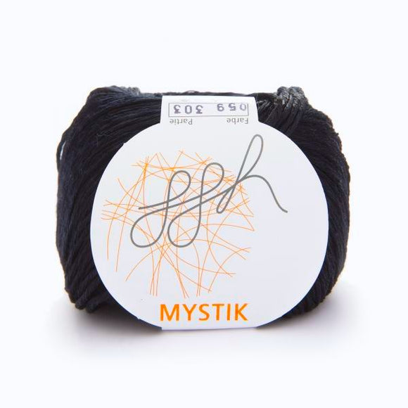 ggh Mystik 059 navy, cotton & viscose, 50g - I Wool Knit