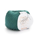 ggh Mystik 102 smaragd green, cotton & viscose, 50g - I Wool Knit