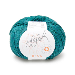 ggh Reva 017 Blue-green, Recycled Denim Cotton Yarn, 50g - I Wool Knit
