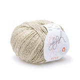 ggh Reva 014 Beige, Recycled Denim Cotton Yarn, 50g - I Wool Knit
