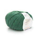 ggh Volante 012 green, Merino with cotton, 50g - I Wool Knit