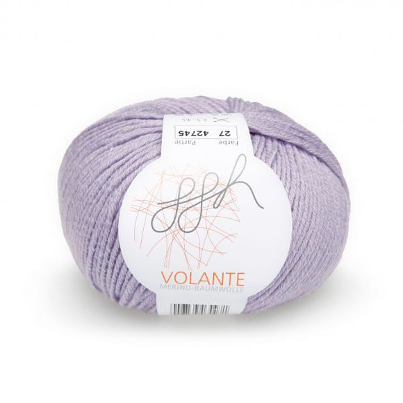 ggh Volante 027 pastel lilac, Merino with cotton, 50g - I Wool Knit