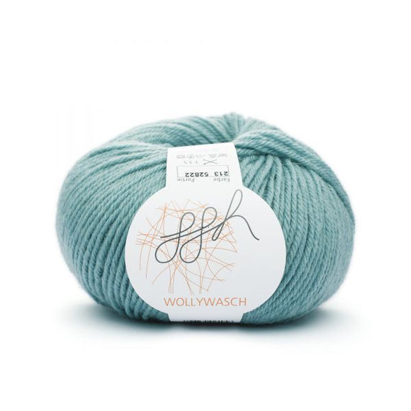 ggh Wollywasch 213, frost green, 8ply, 50g - I Wool Knit