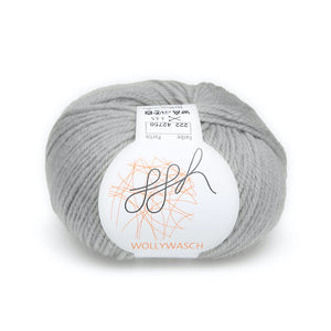 ggh Wollywasch 222, light grey, 8ply, 50g - I Wool Knit
